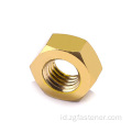 M10 Kacang Hexagon Brass Hex Nuts